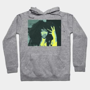 Badu Retro Hip Hop Mint Hoodie